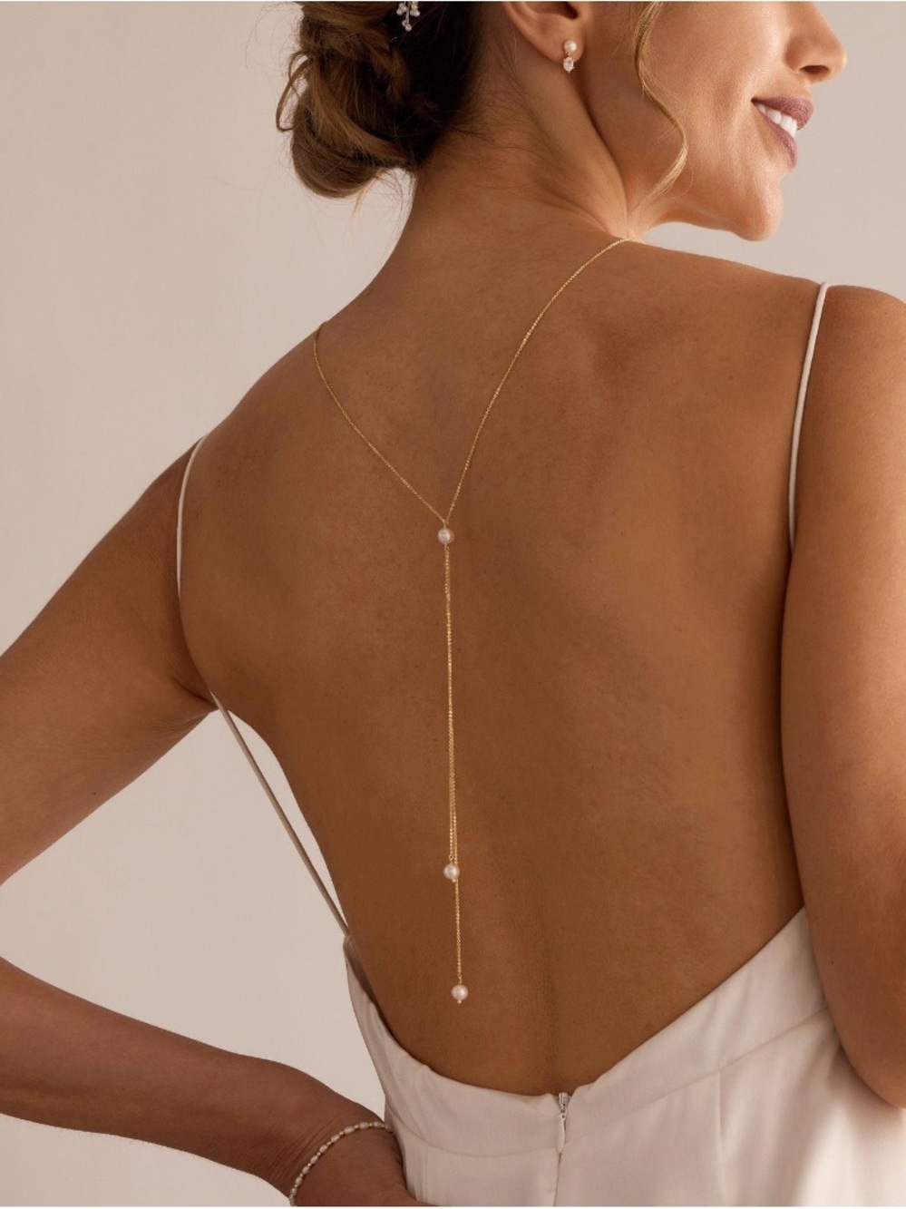 Pearl Backdrop Necklace